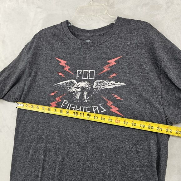 Foo Fighters Shirt Mens Large Gray 2008 Eagle Concert Tour Rock Music Band Tee - Picture 4 of 6